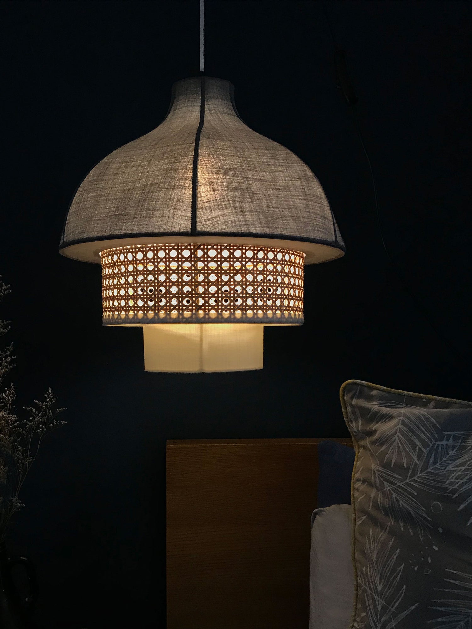 Kanna Grey Pendant Lamp in stock